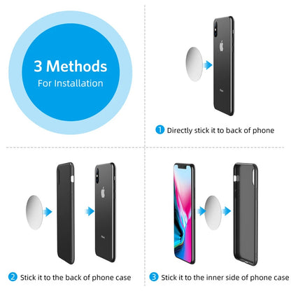 Magnetic Car Phone Holder Air Vent Clip Mount 360 Rotation Mobile Bracket GPS Cell Phone Stand in Car for Iphone Samsung Huawei